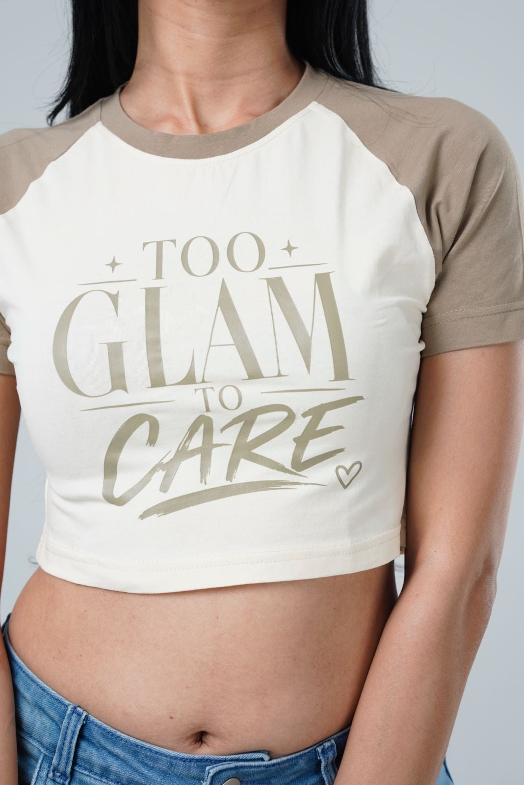 Too Glam To Care Crop Top