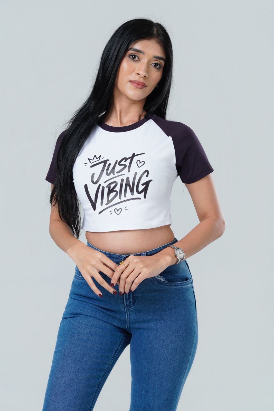 Just Vibing Crop Top