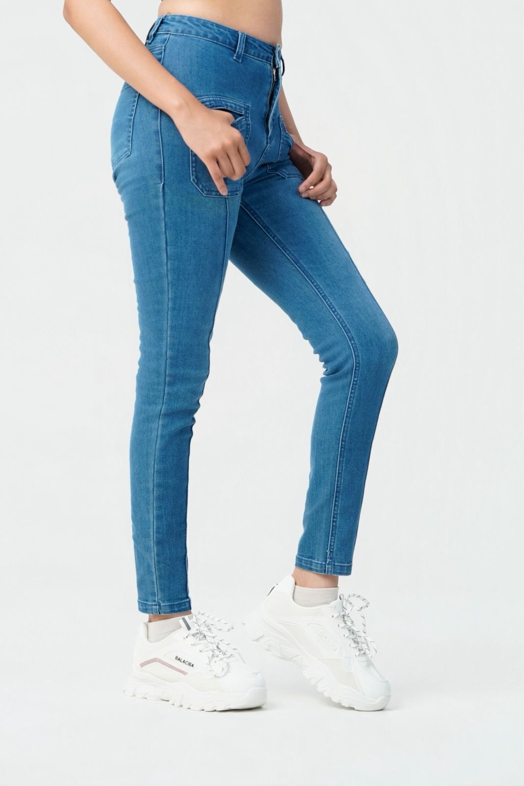 Front Pocket High Rise Skinny