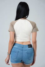 Too Glam To Care Crop Top