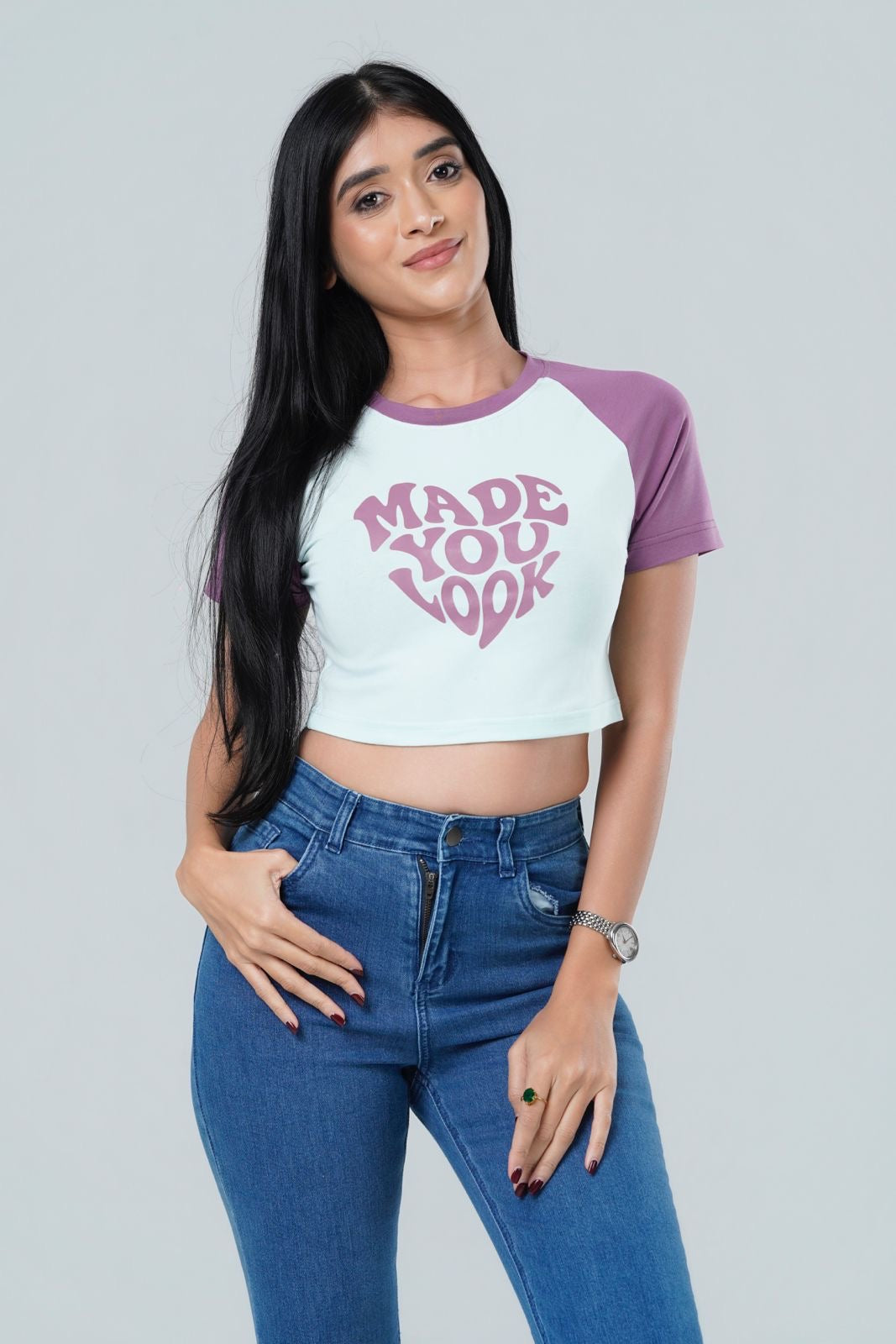 Made You Look Crop Top
