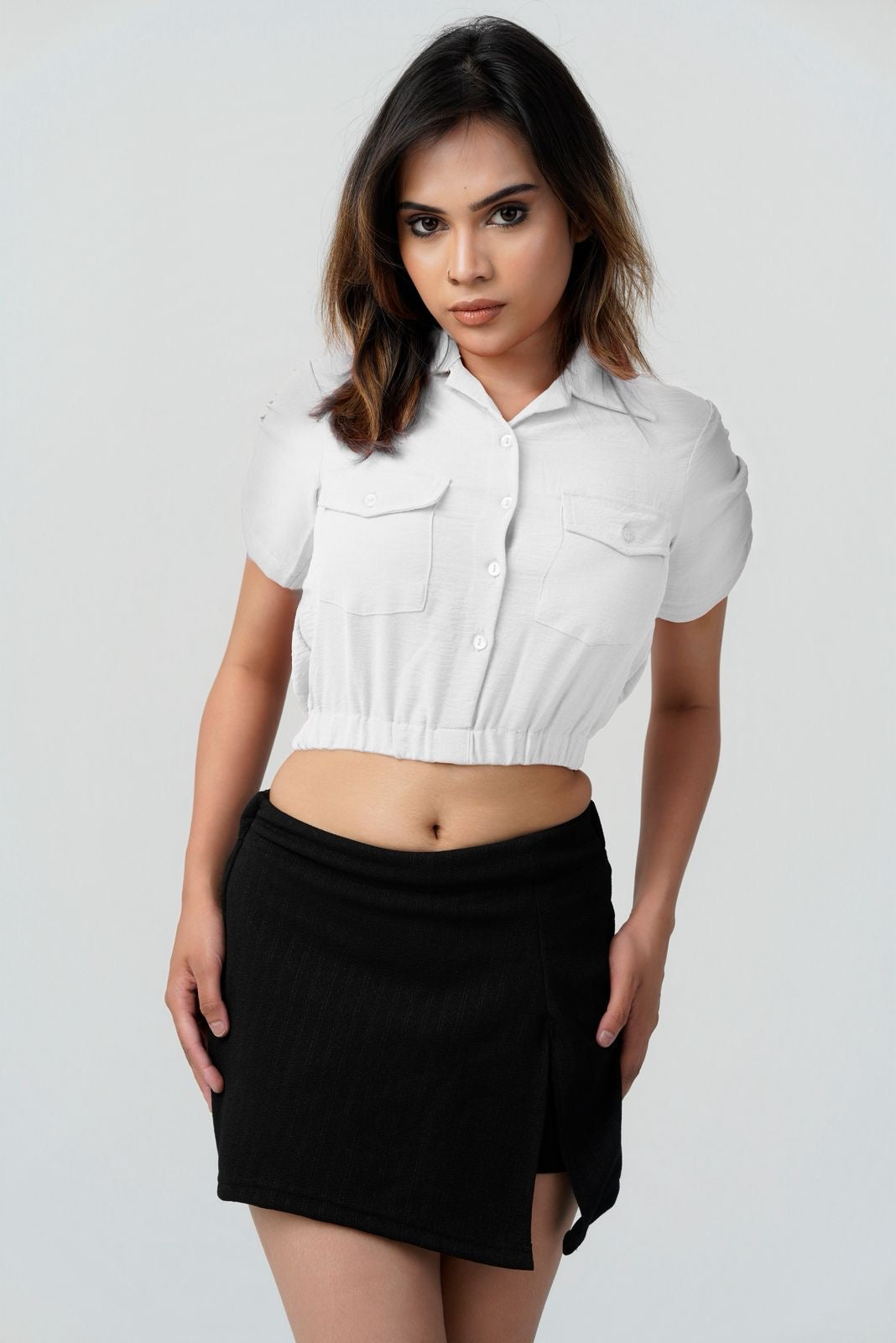 Aria Utility Crop Shirt