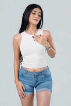 Nova Sculpted Ribbed Top
