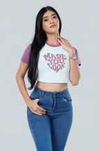 Made You Look Crop Top