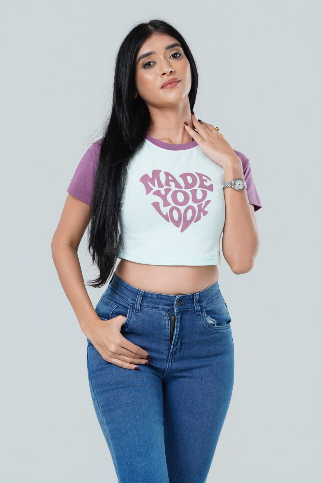 Made You Look Crop Top