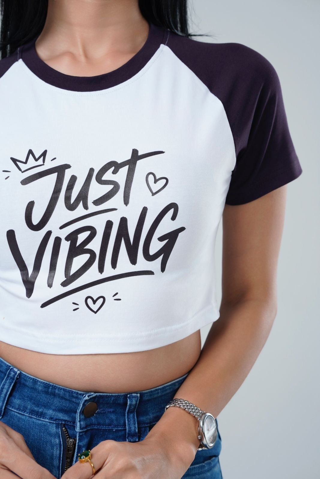 Just Vibing Crop Top