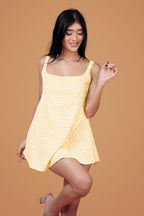 Pastel Check Open-Back Mini