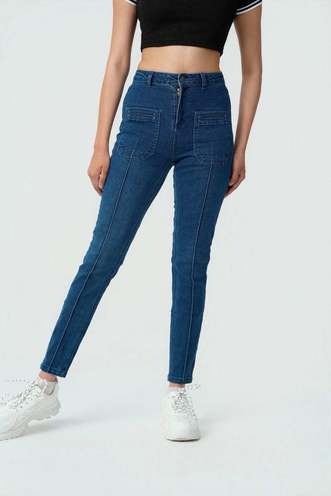 Front Pocket High Rise Skinny