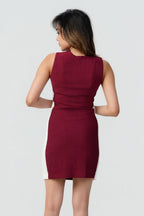 Duo-Tone Sculpt Dress