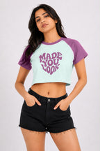 Made You Look Crop Top