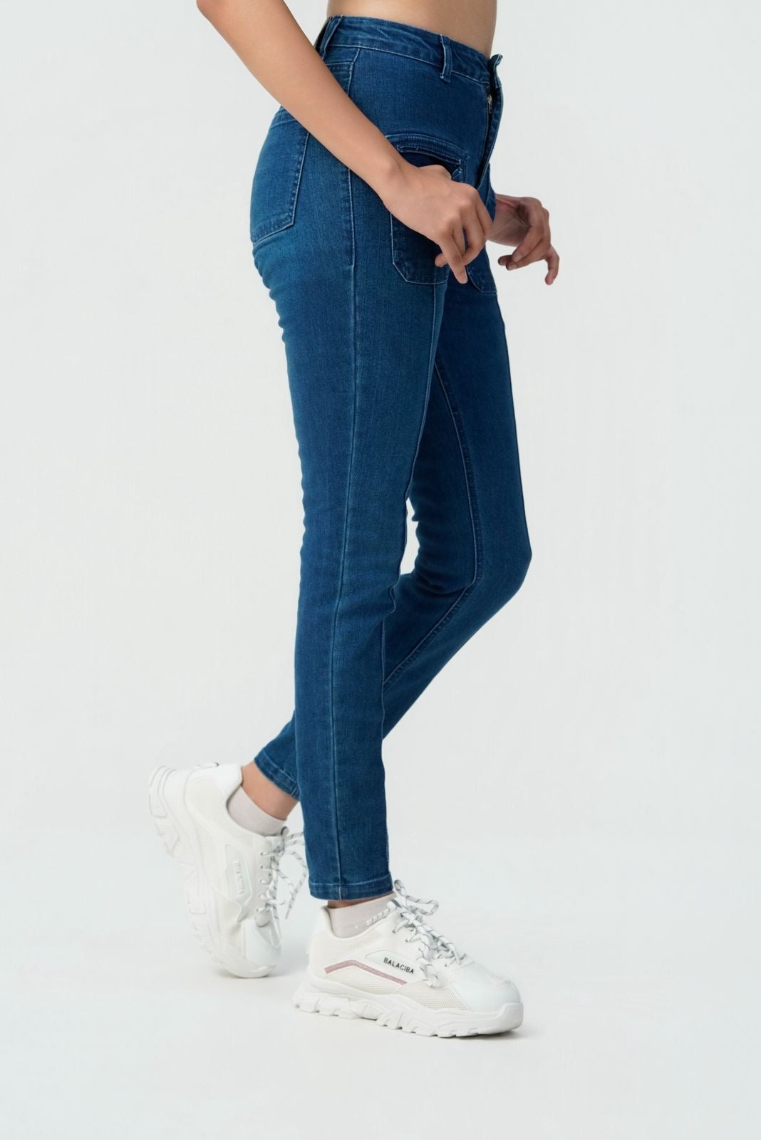 Front Pocket High Rise Skinny