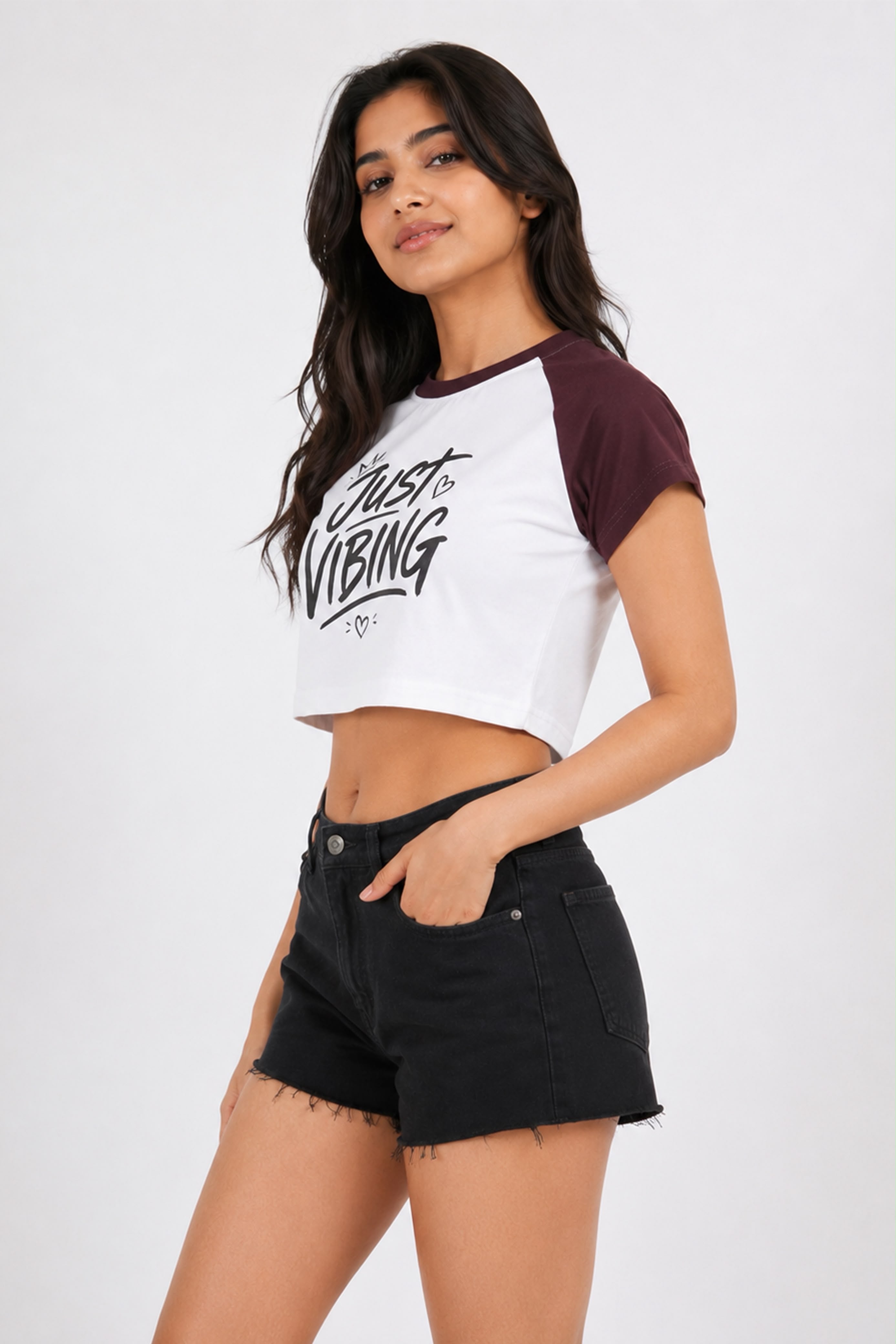 Just Vibing Crop Top