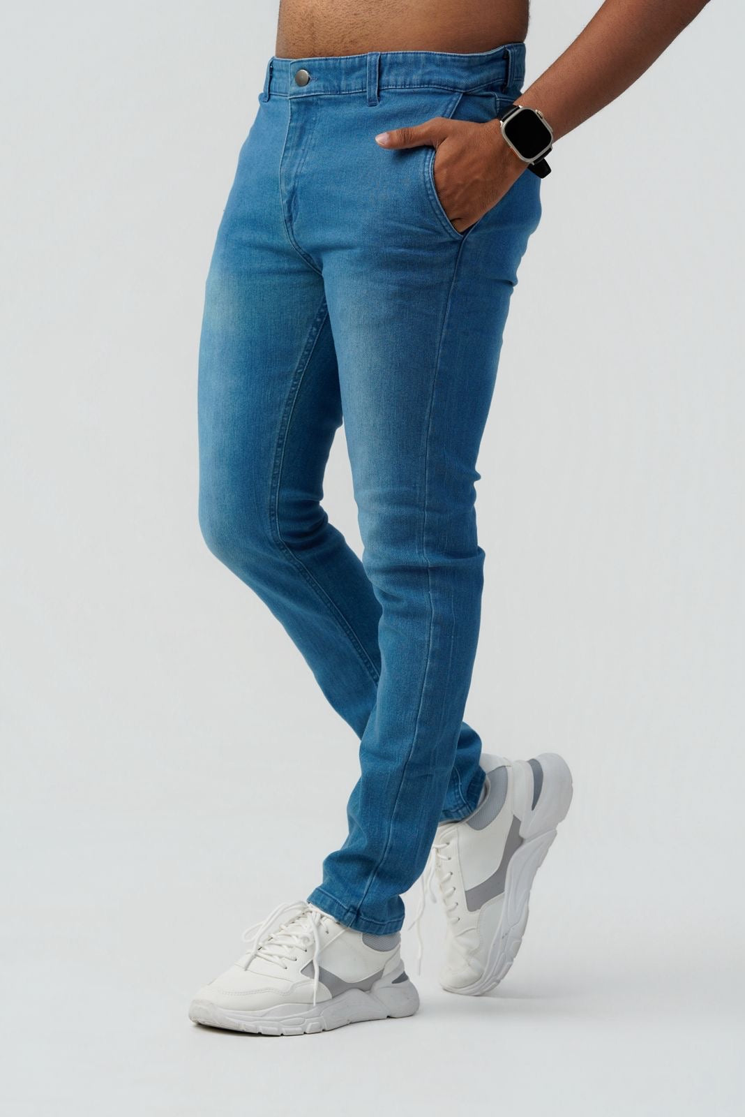Slant Front Pocket Denim