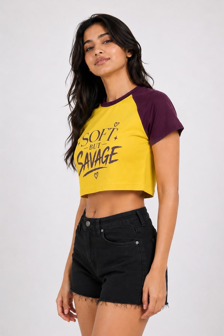 Soft But Savage Crop Top