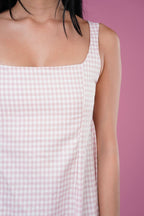 Pastel Check Open-Back Mini