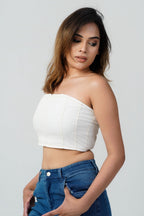Aria Paneled Tube Top
