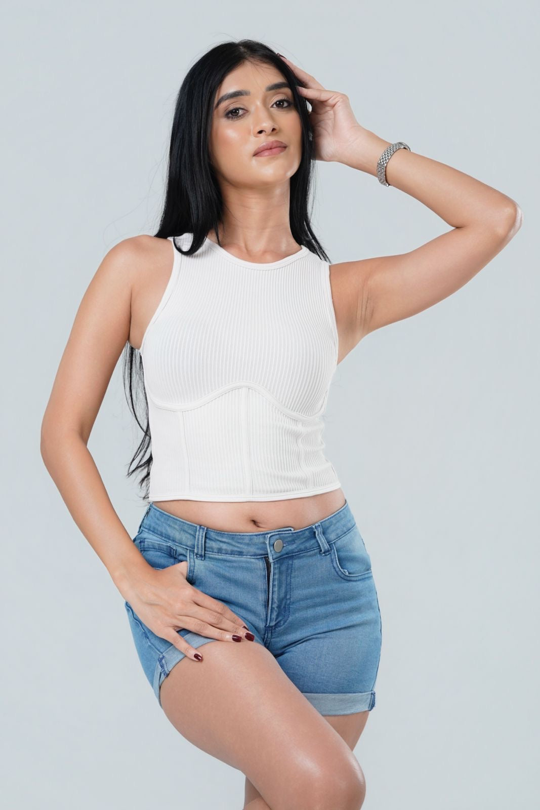Nova Sculpted Ribbed Top
