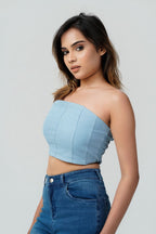 Aria Paneled Tube Top