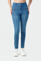 Front Pocket High Rise Skinny