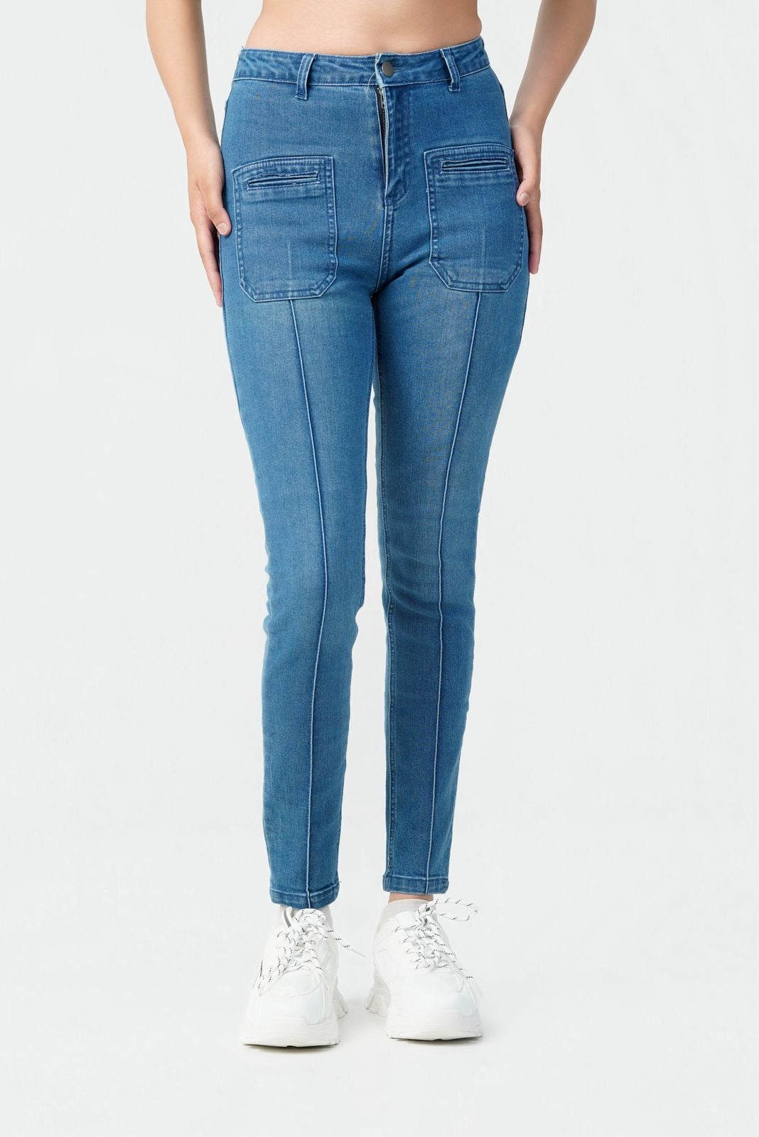 Front Pocket High Rise Skinny