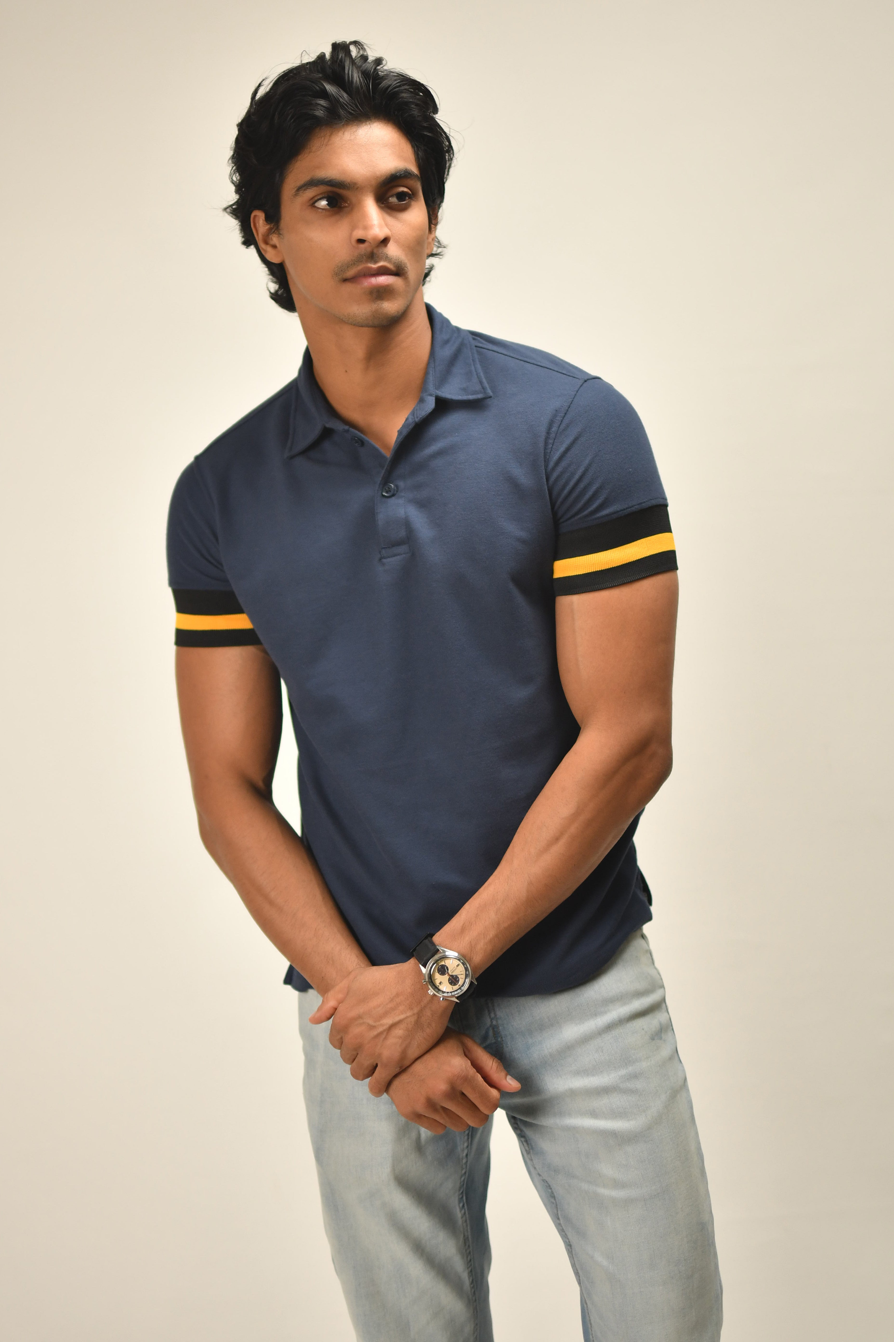 Retro-Stripe Polo