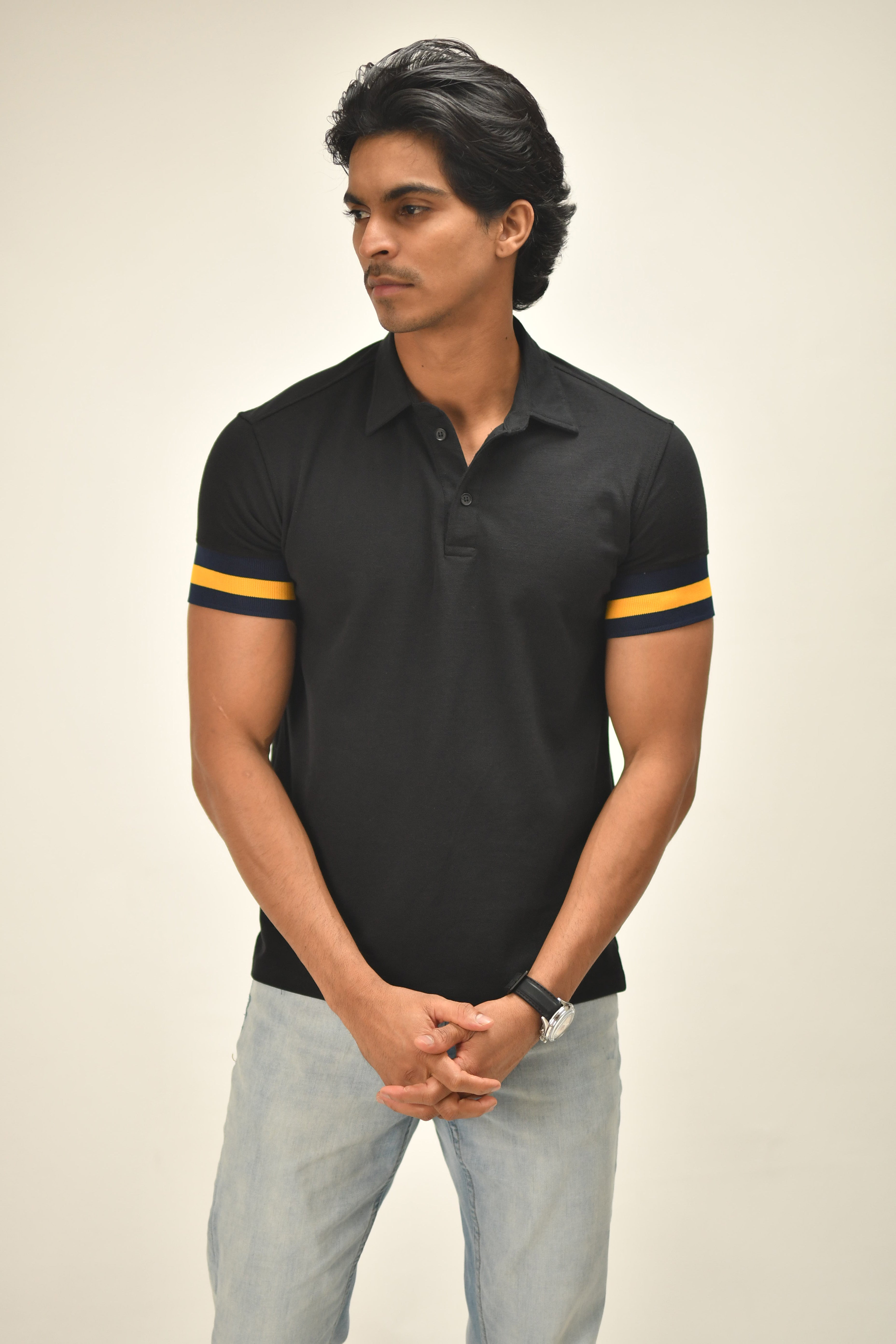 Retro-Stripe Polo