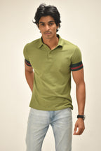 Retro-Stripe Polo