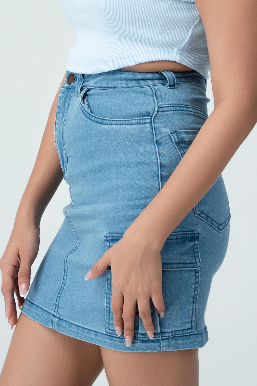 Girls Side Pocket Skirt