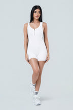 Contour Seamless Half Zip Jumpsuit