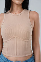 Nova Sculpted Ribbed Top