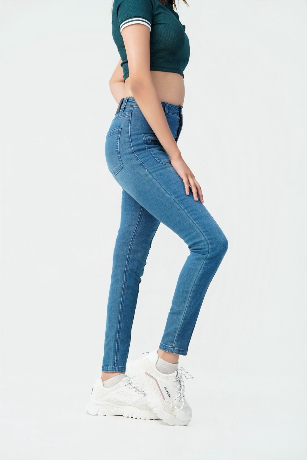 Front Pocket High Rise Skinny