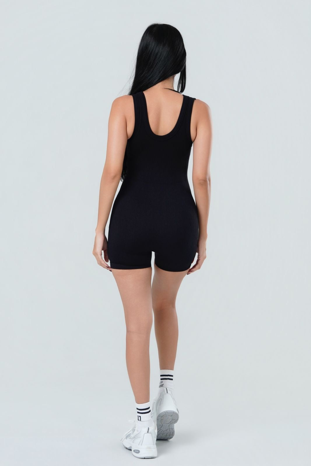 Contour Seamless Half Zip Jumpsuit