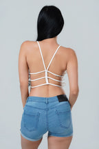 Butterfly Lace Cami Crop Top