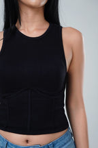 Nova Sculpted Ribbed Top