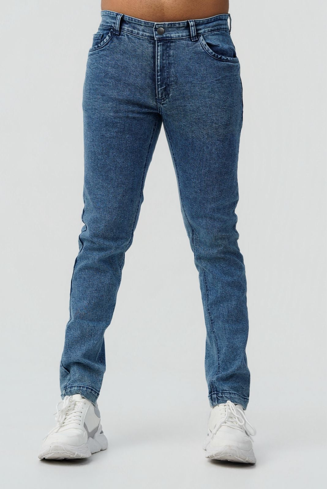 Gents Acid Wash Slim Fit Denim